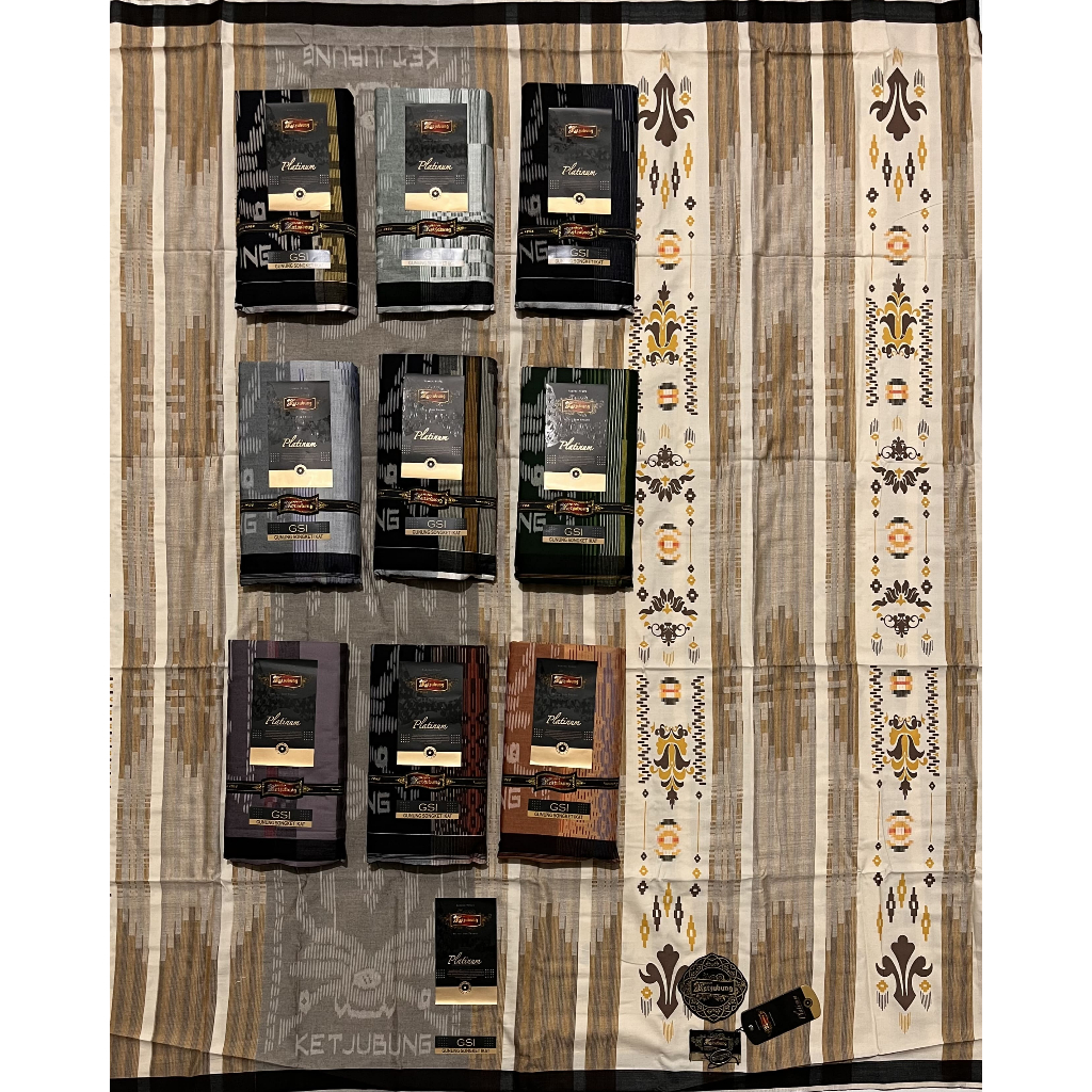 Sarung Ketjubung Platinum DIS, GSI Gold Dewasa