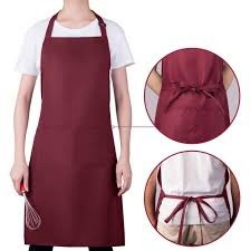 celemek barista American drill premium / apron koki American drill premium