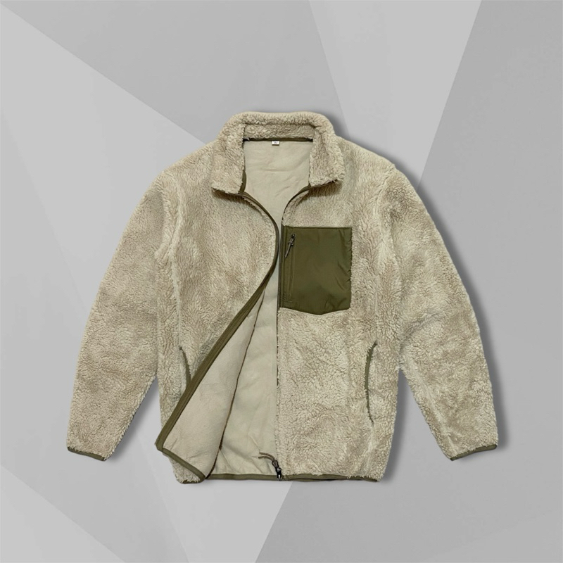 Uniqlo Windproof Sherpa Fleece Jacket