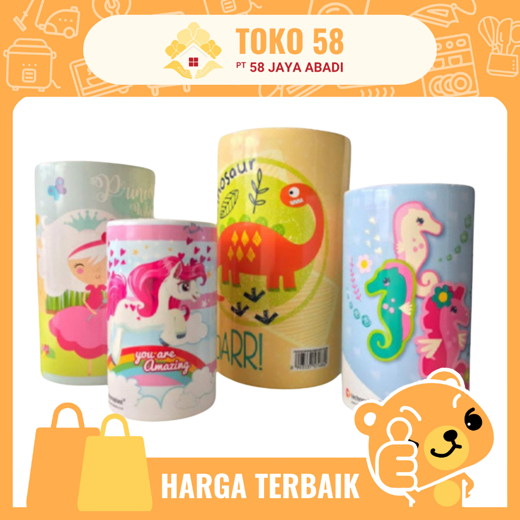 [COD] Celengan Plastik Besar Technoplast CP 300