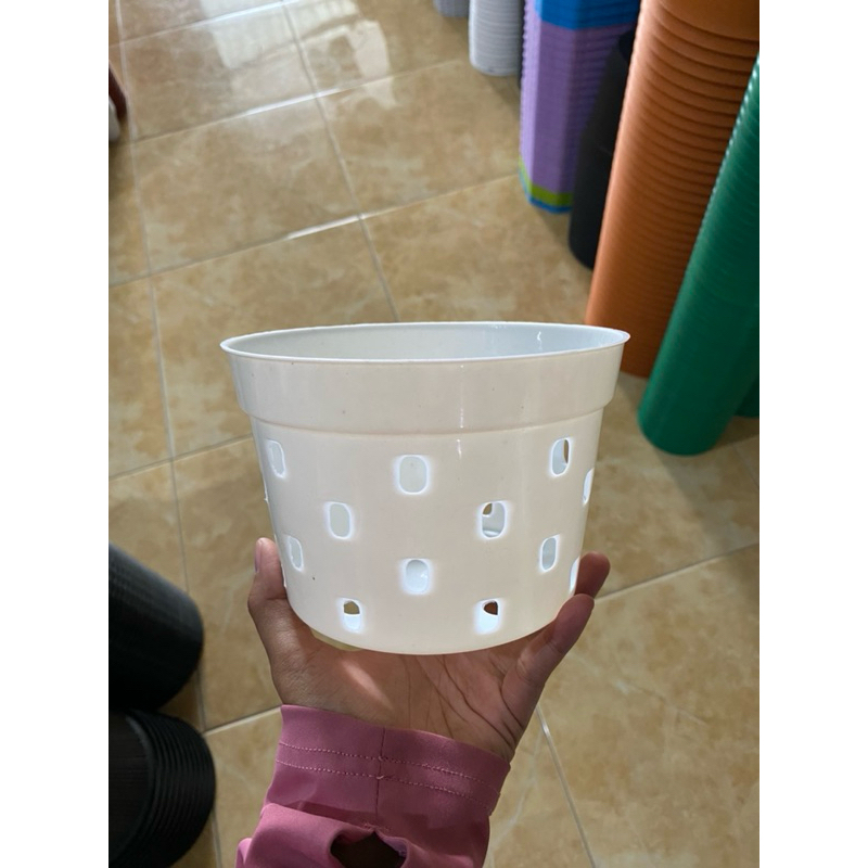 Pot plastik anggrek pot bunga pot anggrek