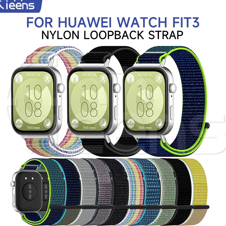 Strap Huawei Watch Fit 3 Tali jam Nilon Alpine Quick Release For Huawei Watch Fit3 Nylon Loopback St