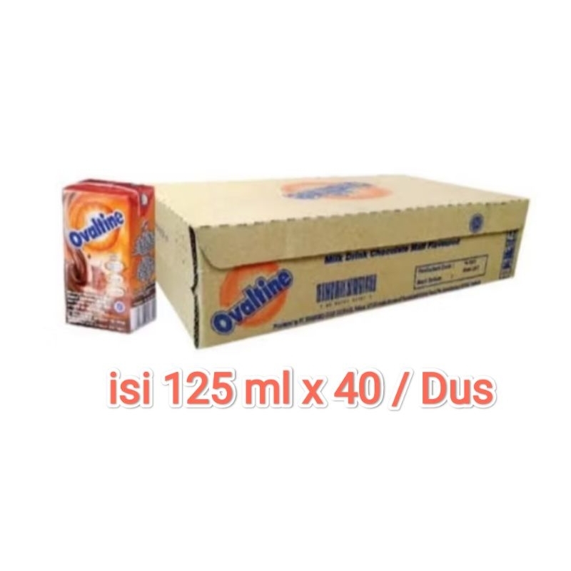 

OVALTINE UHT MILK CHOCO MALT SLEEVE 125ml x 40 per Dus