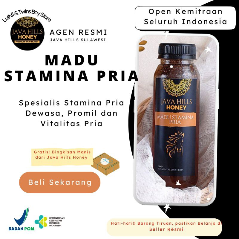 

(100% ASLI) MADU STAMINA PRIA BY JAVA HILLS HONEY/PROMIL/VITALITASPRIA
