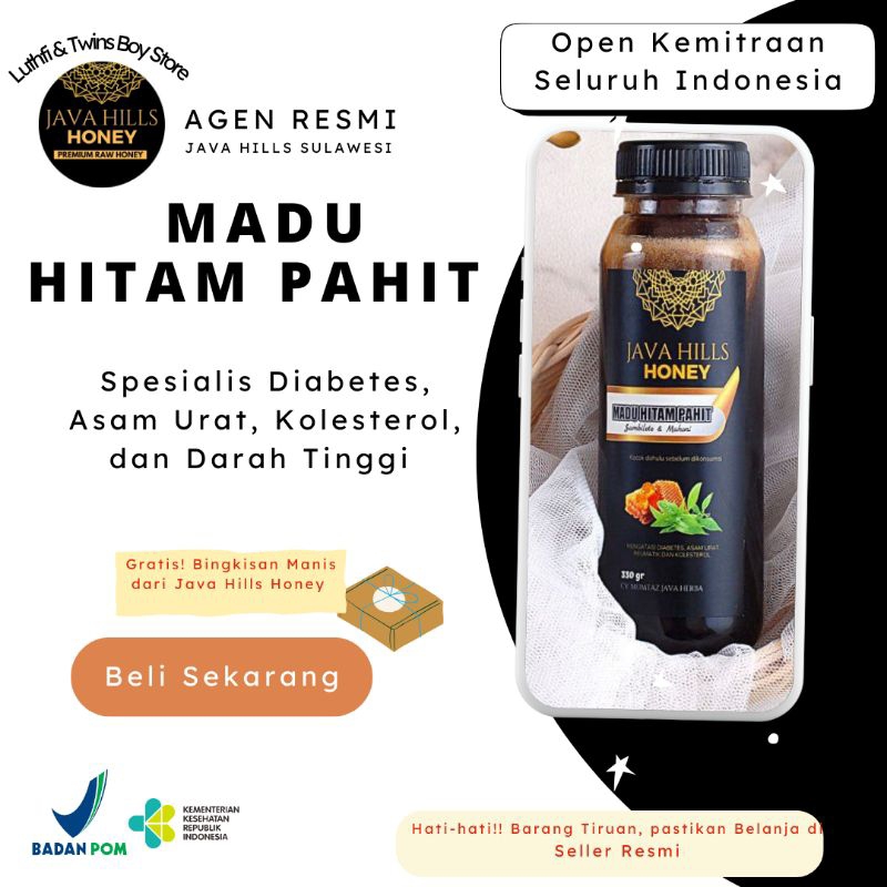 

(100% ASLI) MADU HITAM PAHIT BY JAVA HILLS HONEY (SPESIALIS DIABETES, KOLESTEROL, DARAH TINGGI)