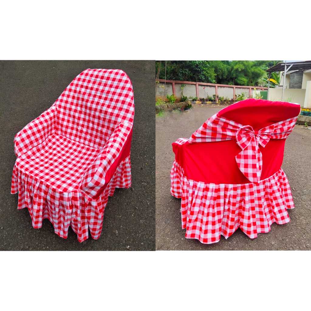 Cover Sarung Kursi Plastik Santai Sandaran Tangan Premium Untuk Berbagai Jenis