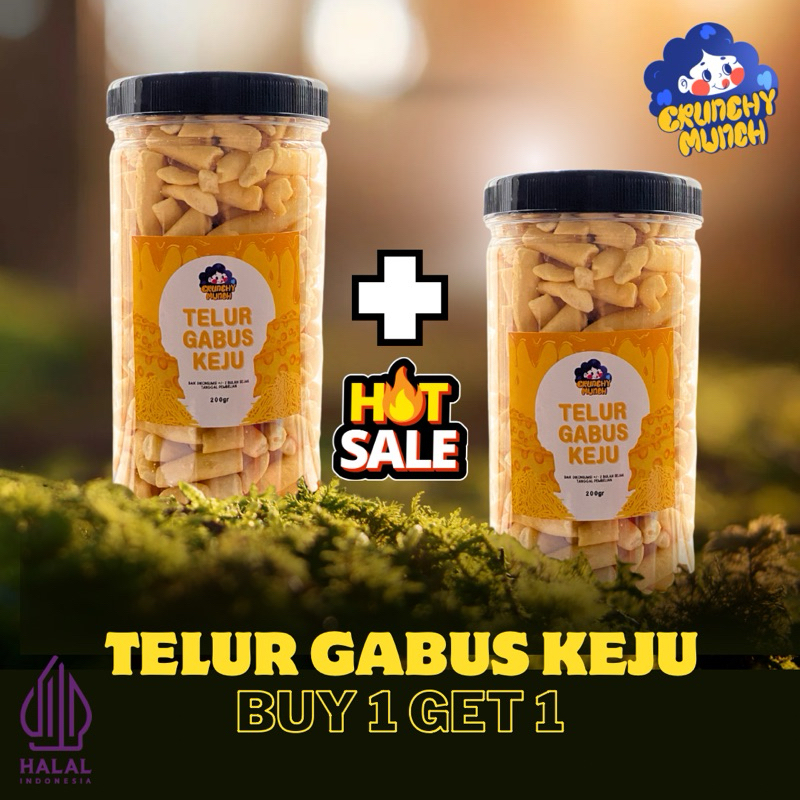 

(BUY 1 GET 1) Telur Gabus Keju 200gr