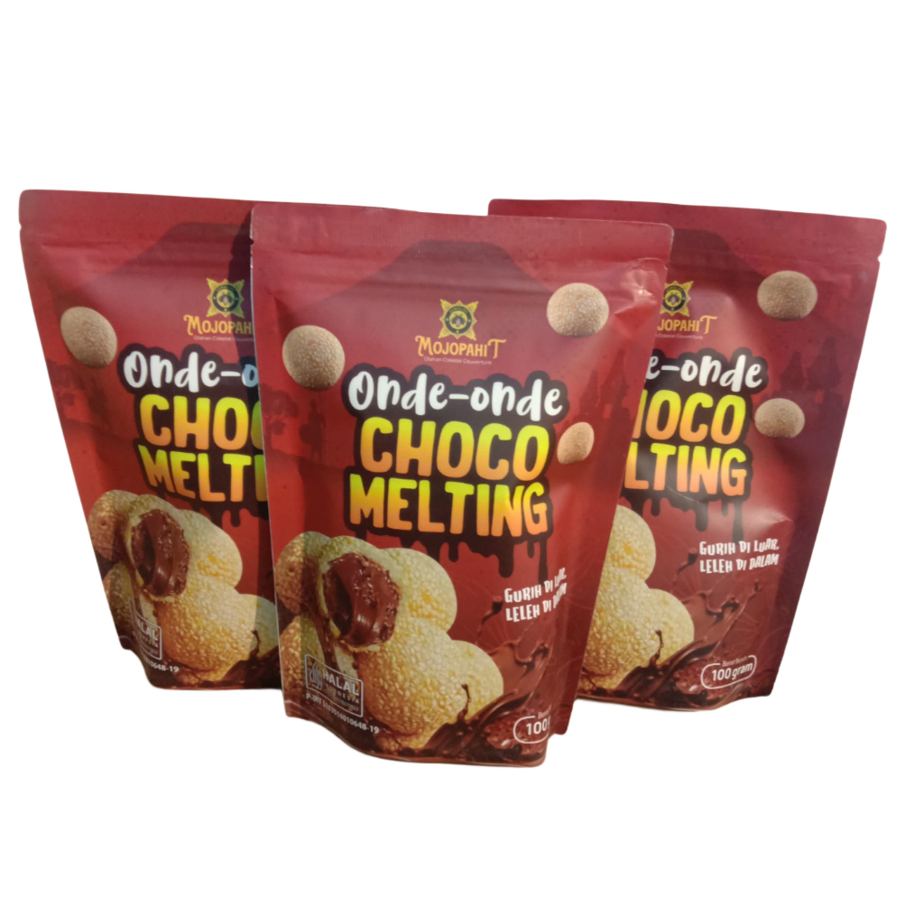 

Onde-onde Choco Melting, Olahan Cokelat Couverture, berat bersih 100g