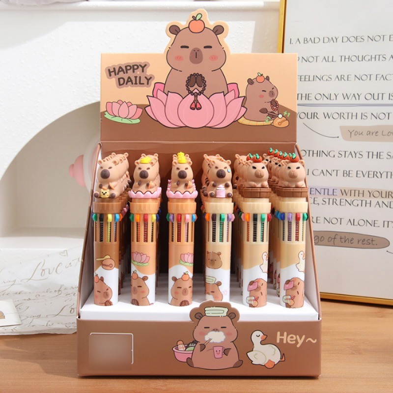 

PULPEN 10 WARNA CAPYBARA | PEN WARNA WARNI CAPYBARA | CAPIBARA | CAPYBARA | PULPEN WARNA WARNI CAPYBARA | PULPEN CETEK CAPYBARA | KMK