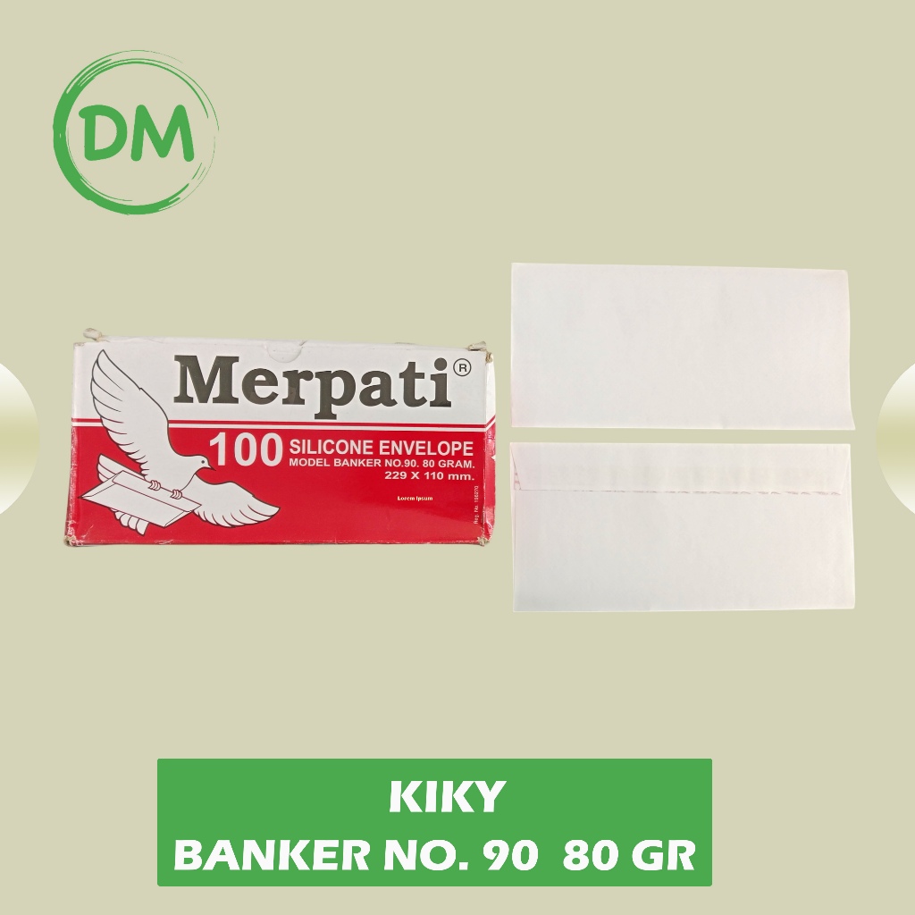 

DM- Merpati Amplop No.90 100pcs|229 mm x 110mm