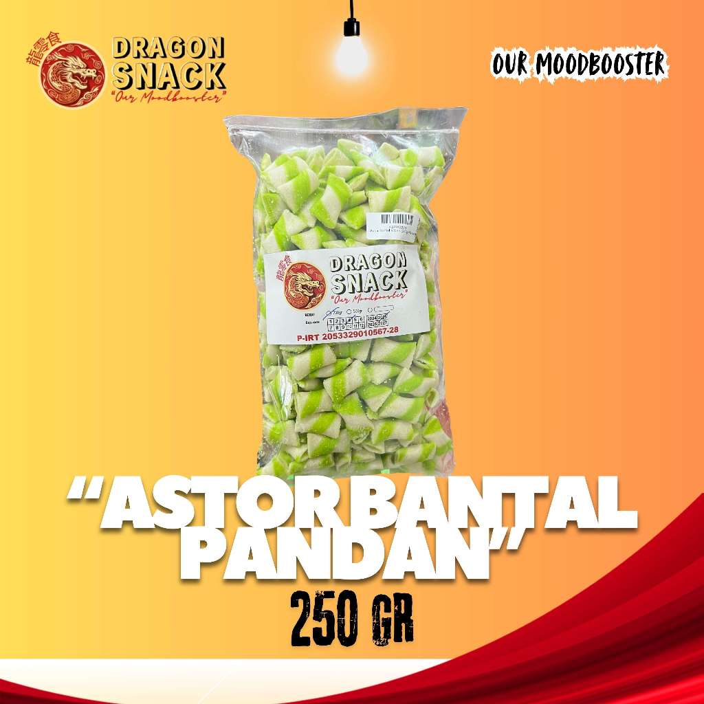 

ASTOR BANTAL PANDAN 250GR (DRAGON SNACK)