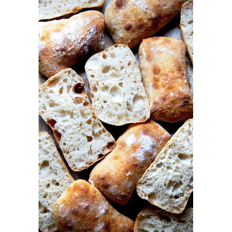 

Vegan Italia Ciabatta | Bread For Sandwich | No Sugar & Dairy LONG FERMENTATION | 4pcs BY SOURDOUGH BDL
