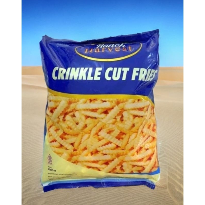 

RANCH HARVEST Kentang Crinkle Cut Kemasan isi 1kg