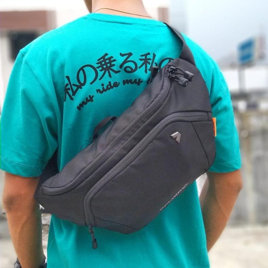 Tas Selempang Kalibre 921274000 / 921274 Black Culture 3L Waist Bag Original