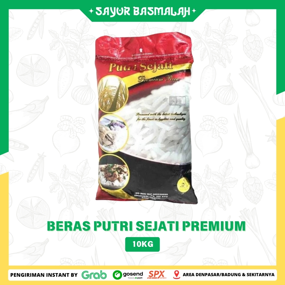 

Beras Putri Sejati Premium 10kg - Sayur Basmalah