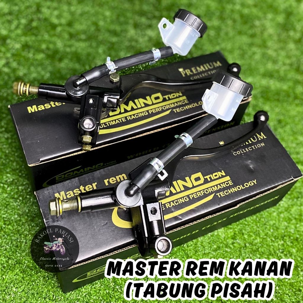 MASTER REM KANAN NO NAME HANDLE KANAN TABUNG PISAH NO NAME UNIVERSAL SEMUA MOTOR PREMIUM DOMINO IMPO