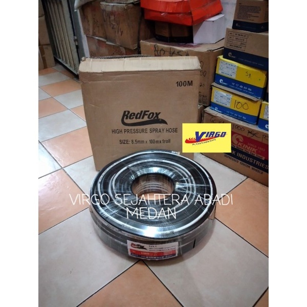 HIGH PRESSURE SPRAY HOSE 5 PLY / SELANG ANGIN KOMPRESOR 100 METER REDFOX