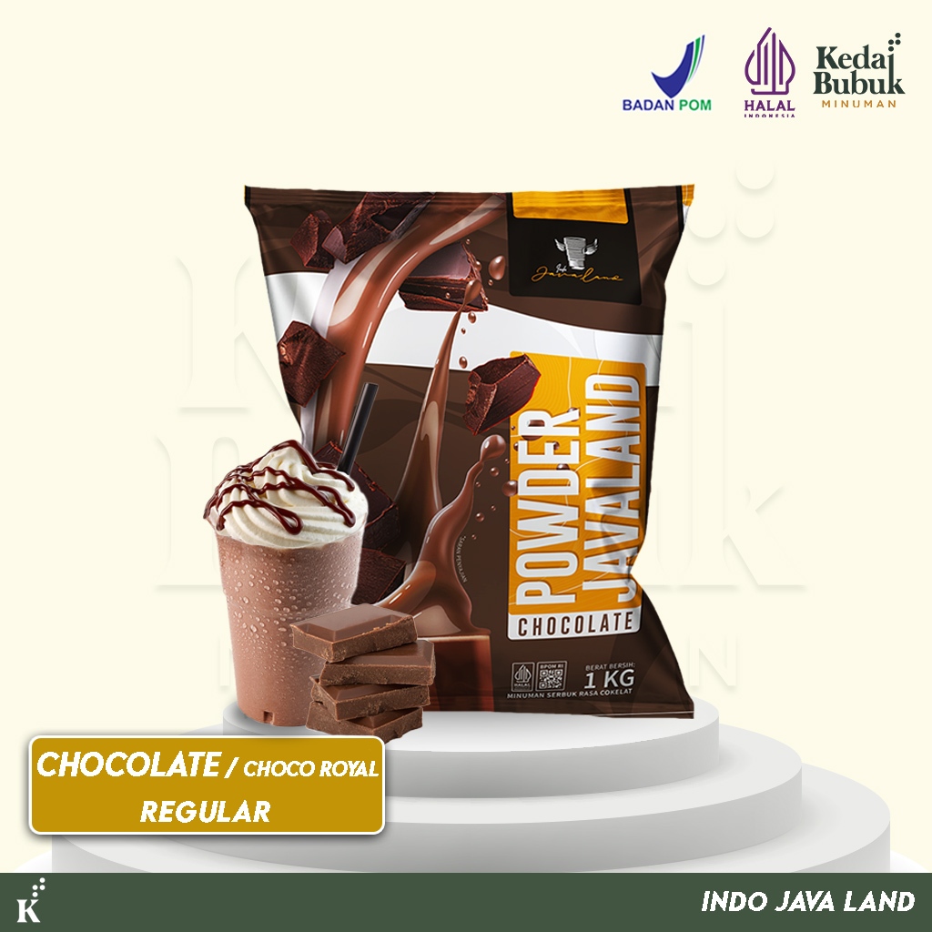 

Javaland Bubuk Minuman Rasa Choco Royal / Chocolate 1Kg - REGULAR Plain | Bubble Powder Drink Boba