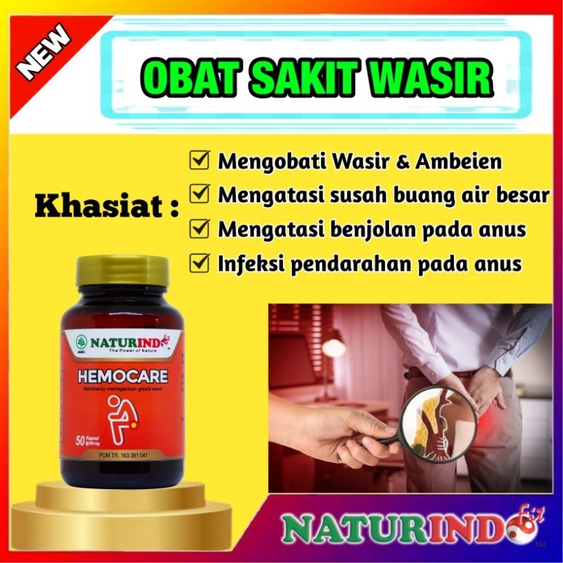 OBAT WASIR AMBEIEN STADIUM 1 SAMPAI 4 PALING AMPUH HERBAL AMBEYEN HEMOROID HEMOCARE NATURINDO COD