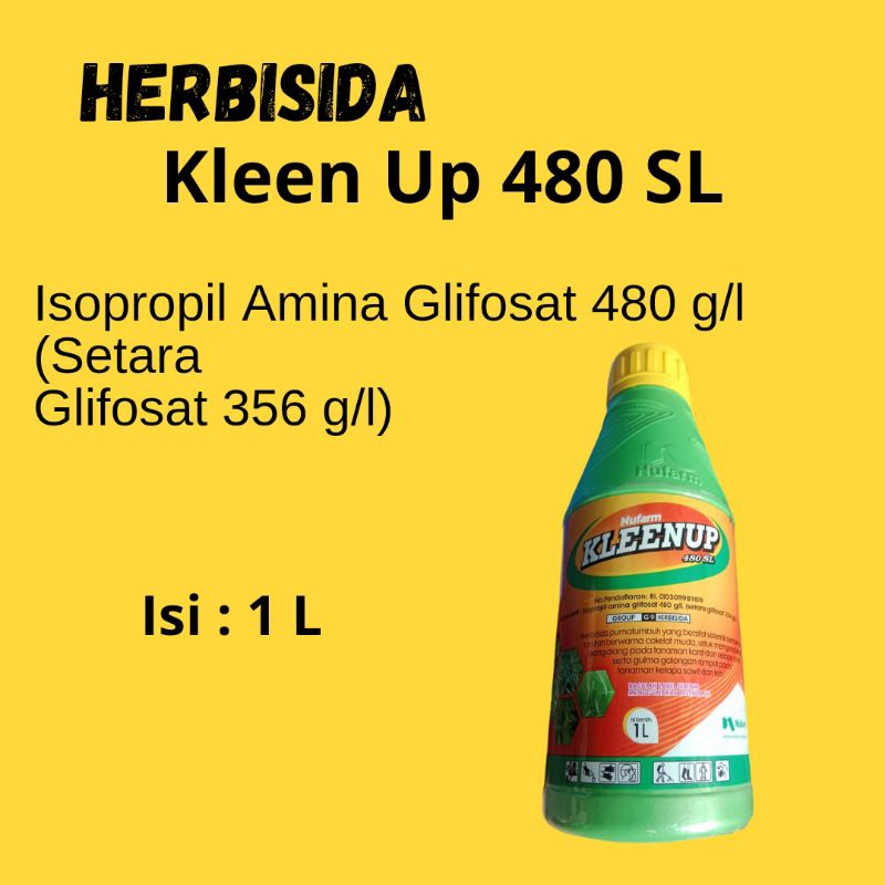 Herbisida KLEENUP 480SL 1 L