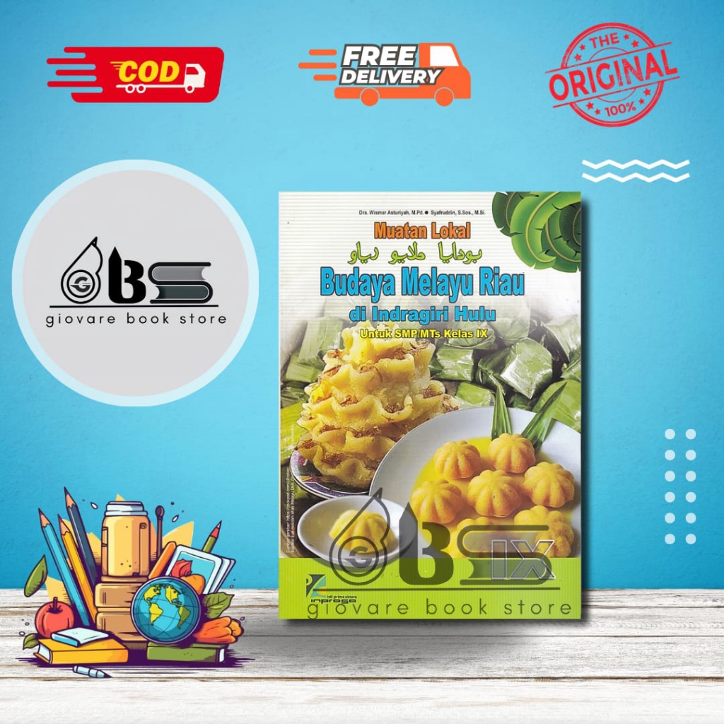 BUKU BUDAYA MELAYU RIAU KELAS 9 INDRAGIRI HULU | BMR INHU SMP KELAS 9 ORIGINAL | BMR INDRAGIRI HULU 