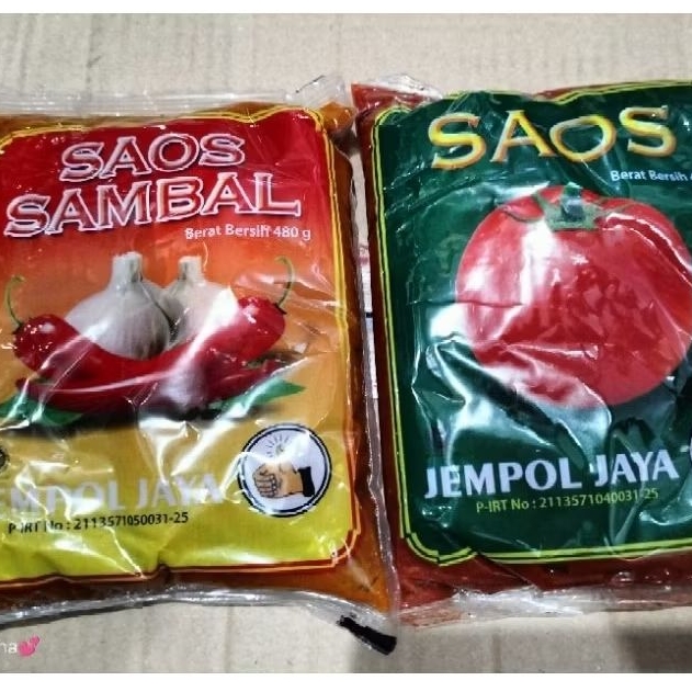 

SAOS JEMPOL 480 gr (Tomat dan Sambal)