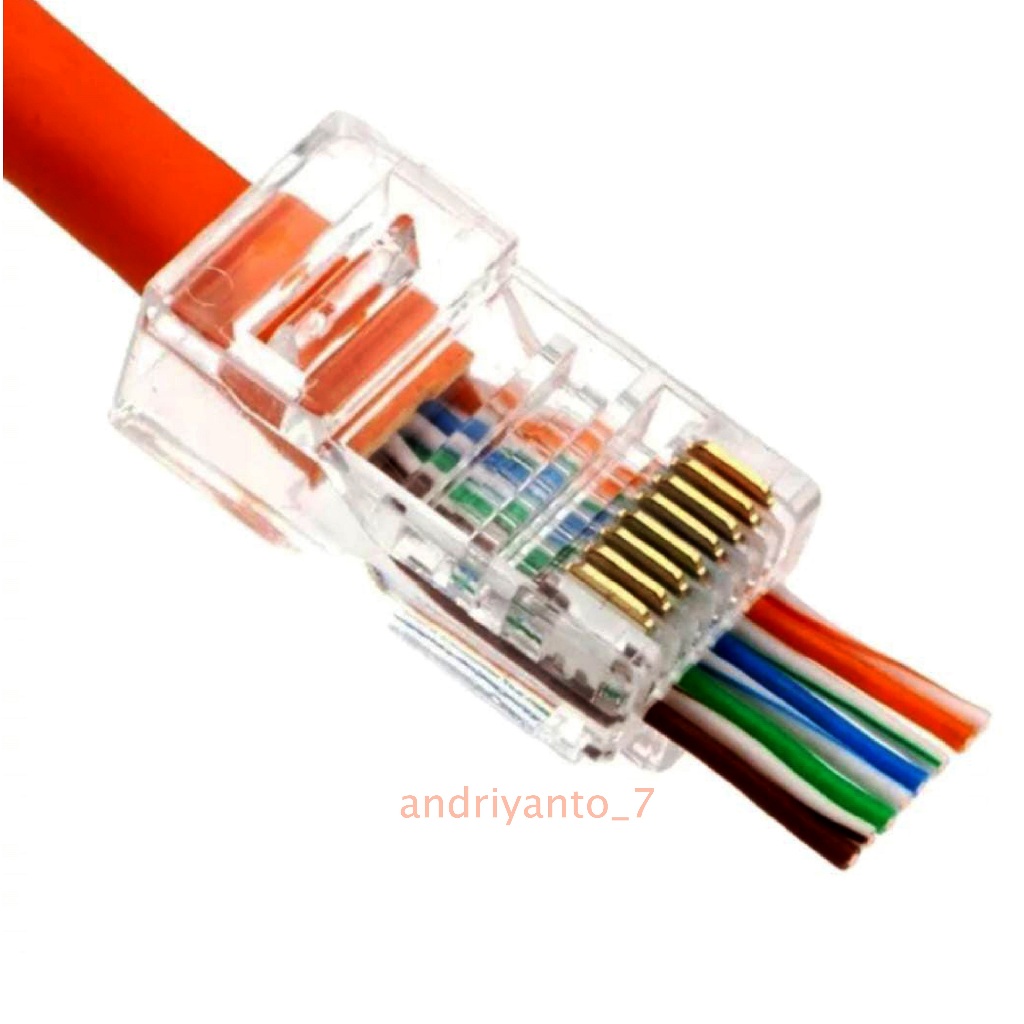 konektor RJ45 Cat6 Anti Gagal