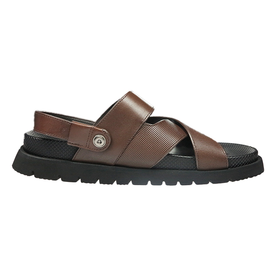 Sandal Casual Pria Andrew Shoes Hunter Coffee