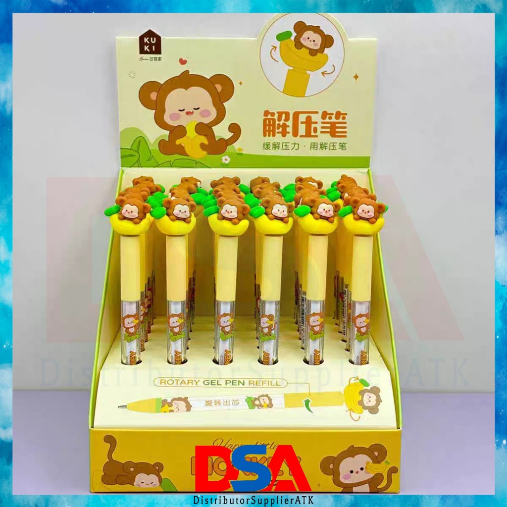 

PULPEN GEL TINTA HITAM MOTIF LUCU PEN SPINNER LUCU TINTA GEL 0,5