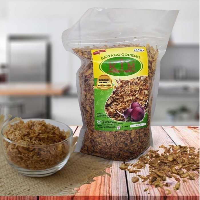 

Bawang Goreng Original Brebes Grade C 100 Gram Bawang Kim Original