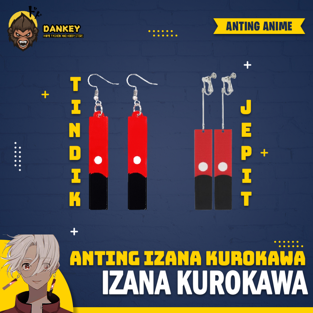 Anting Tokyo Revengers Izana Kurokawa Cosplay
