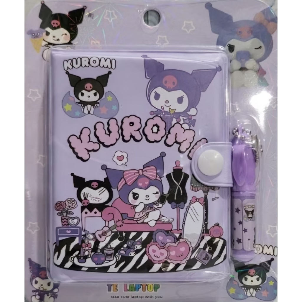 

SALE Notebook + Pen Buku A7 Note Sanrio Kuromi Cinamoroll Pompurin