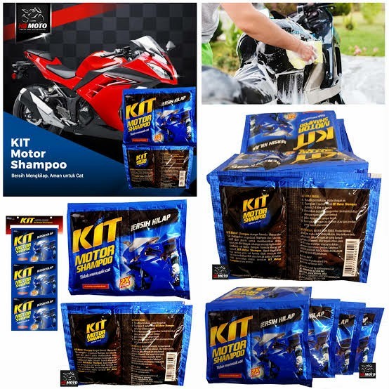 SHAMPO MOTOR KIT SABUN CUCI MOTOR MOBIL KIT SACHET CUCI MOTOR KILAP