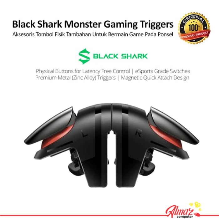 Black shark The Monster Gaming Trigger PUBG L1 R1 Blackshark Triggers