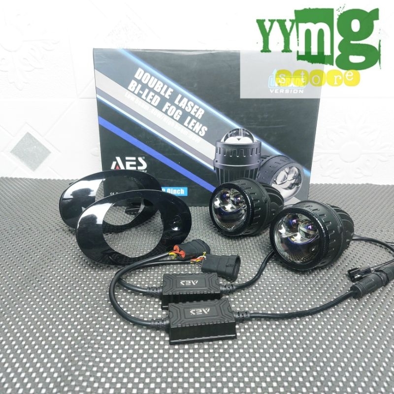 Bilens LED Projector Lens Biled Foglamp AES Bi-led 2 Inch Double Laser