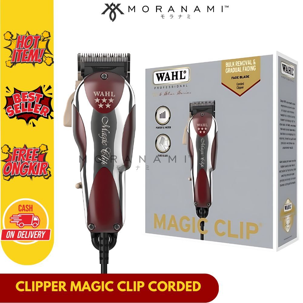 WAHL Magic Clip Corded Kabel Original Mesin Cukur Rambut Alat Cukur Rambut