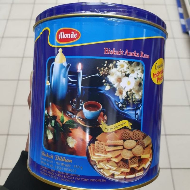 

Monde Kaleng biru 450g