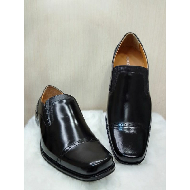 Buccheri Sepatu Kerja Pria Pantofel Pria Kulit AMATO - CP3731
