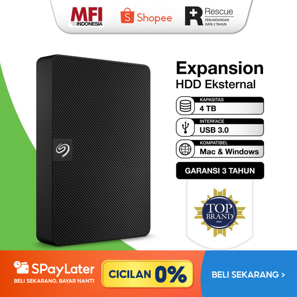 Seagate Expansion Hardisk Eksternal 4TB