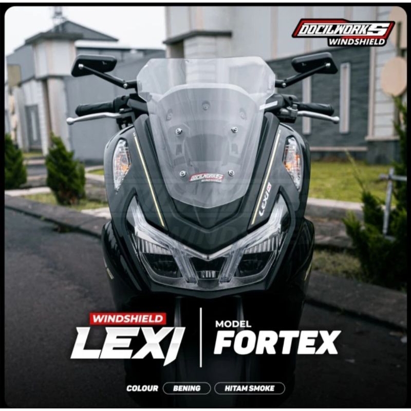 Visor Windshield Lexi Fortex 125-155