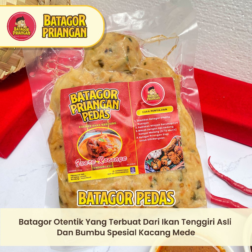 

Batagor Priangan - Batagor Pedas isi 10 Batagor Bandung