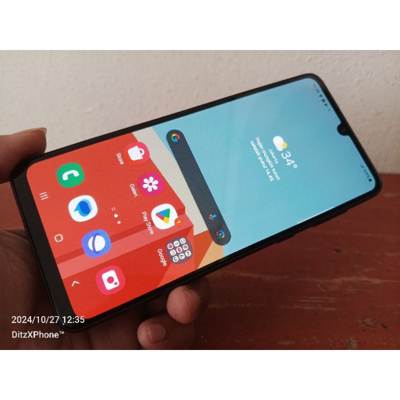 SAMSUNG GALAXY A33 - 5G (SEKEN) AWESOME BLACK 8/128GB FULLSET MULUS