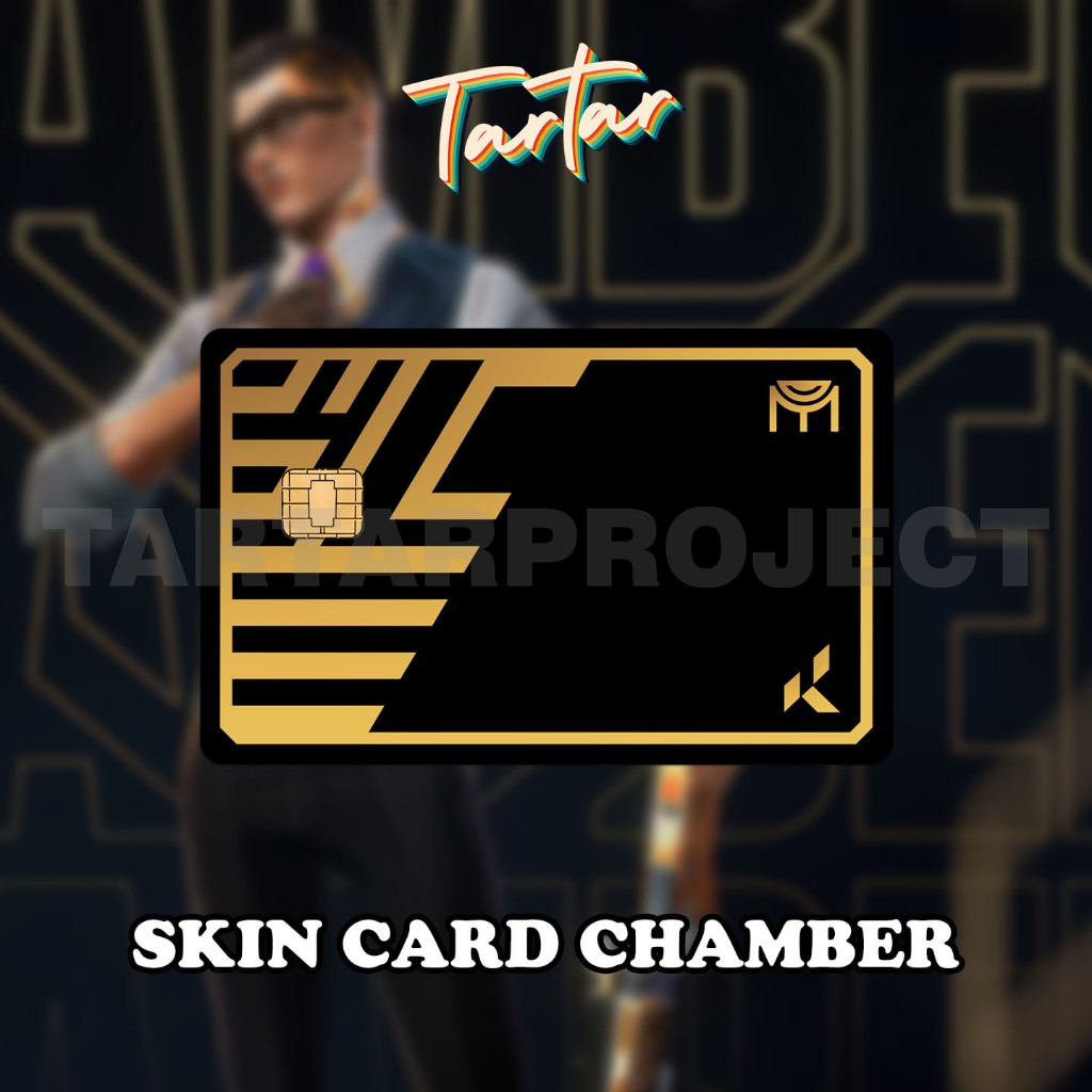 SKIN / STICKER KARTU ATM / E MONEY / FLAZZ - CHAMBER VALORANT