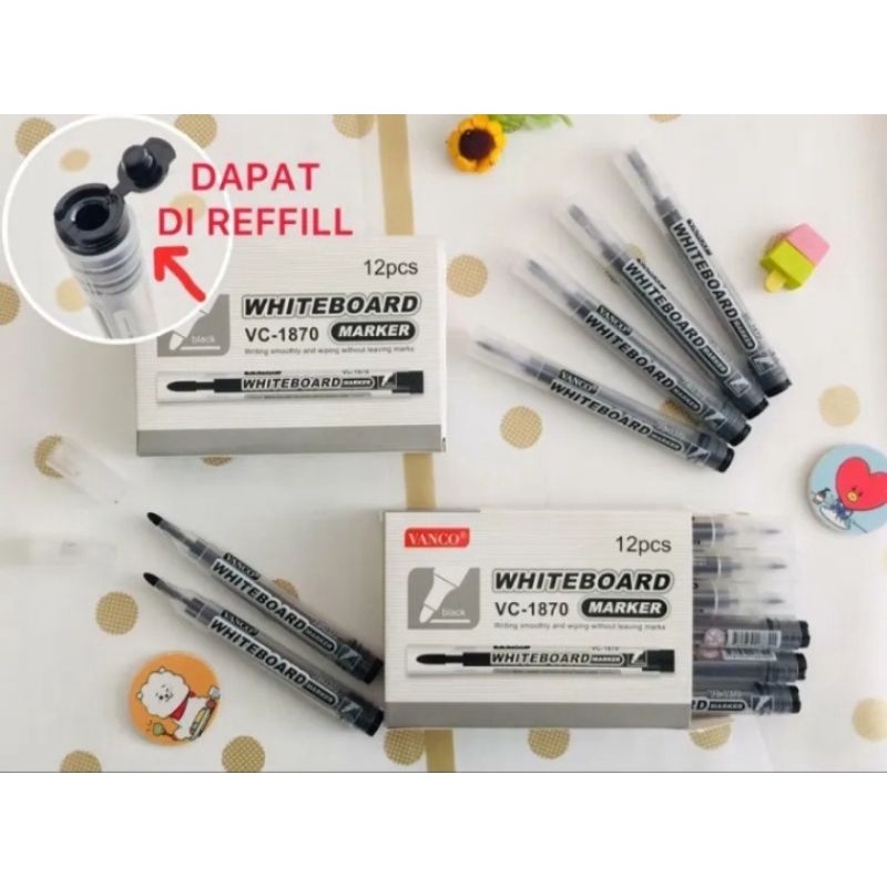 

SPIDOL VANCO WHITEBOARD TIPE 1870 / BISA DIHAPUS