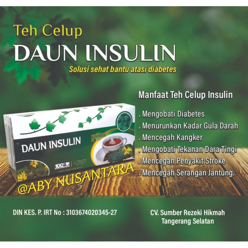

Teh Clup Daun insulin Obat Diebetes