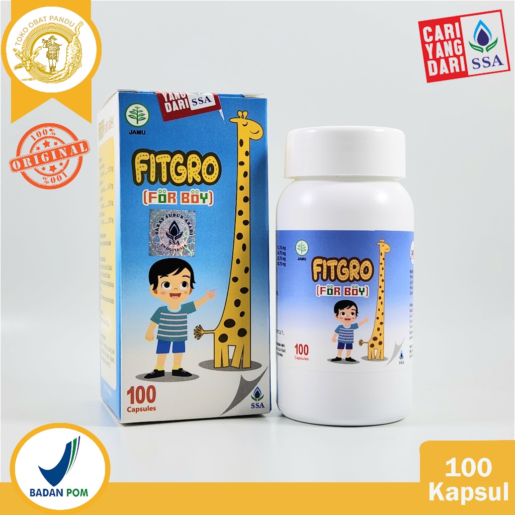 FITGRO / GROW UP / YI ZHI ZENG GAO WAN / OBAT PERTUMBUHAN ANAK