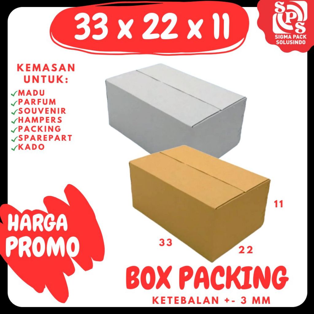 

Box Packing 33x22x11 Kardus A1 Karton Dus Aneka Wisuda Kotak Kemasan Sparepart Jamu Madu Assesoris