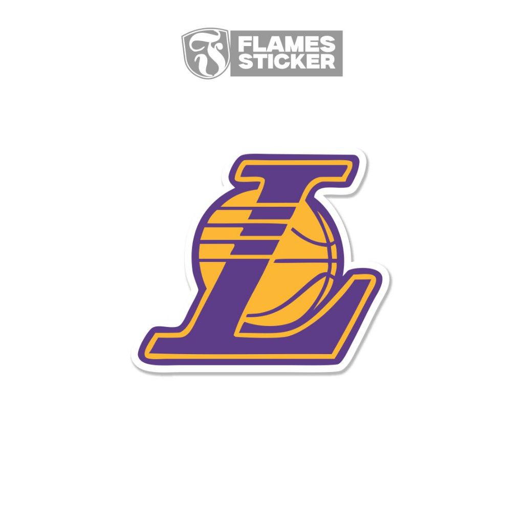 

STIKER LAKERS NBA BASKET LOGO STICKER PRINT AESTHETIC VINYL STIKER TUMBLER LAPTOP HP KOMPUTER