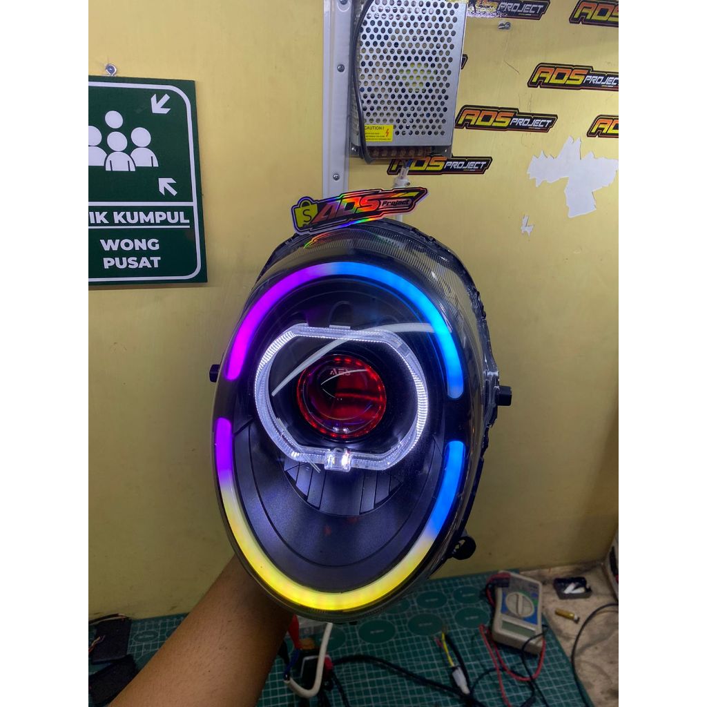 LAMPU BILED SCOOPY 2019 ALIS RGB (AES TURBO)