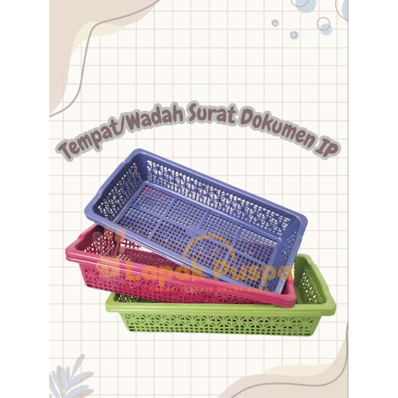 12 pcs tempat wadah surat dokumen warna eleghant grosir ip